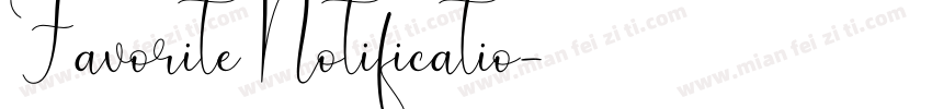 Favorite Notificatio字体转换